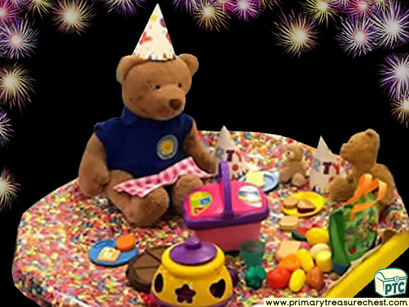 New Year - New Years Eve - Celebrations Themed Sensory Toys - Multi-sensory Tuff Tray Ideas and Activities